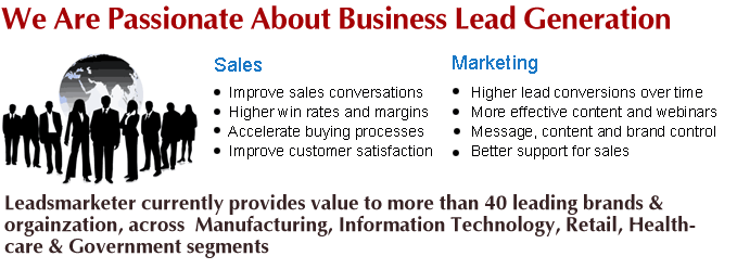 We are Passionate About Business Lead Generation